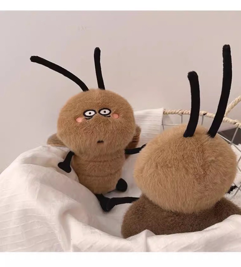 Funny Cartoon Cockroach Naughty Cute Plush Doll Toy Soft Stuffed Animal ...