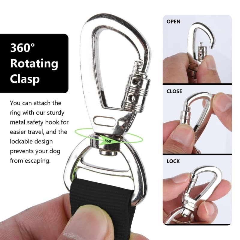 Heavy Duty Dog Leash for Large Breeds Up to 150lbs Shock Absorbing ...