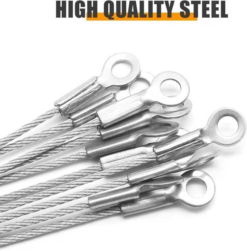 Stainless Steel Cable - Eyelet End With 1.5MM Wire Rope - Wire Eyelets ...