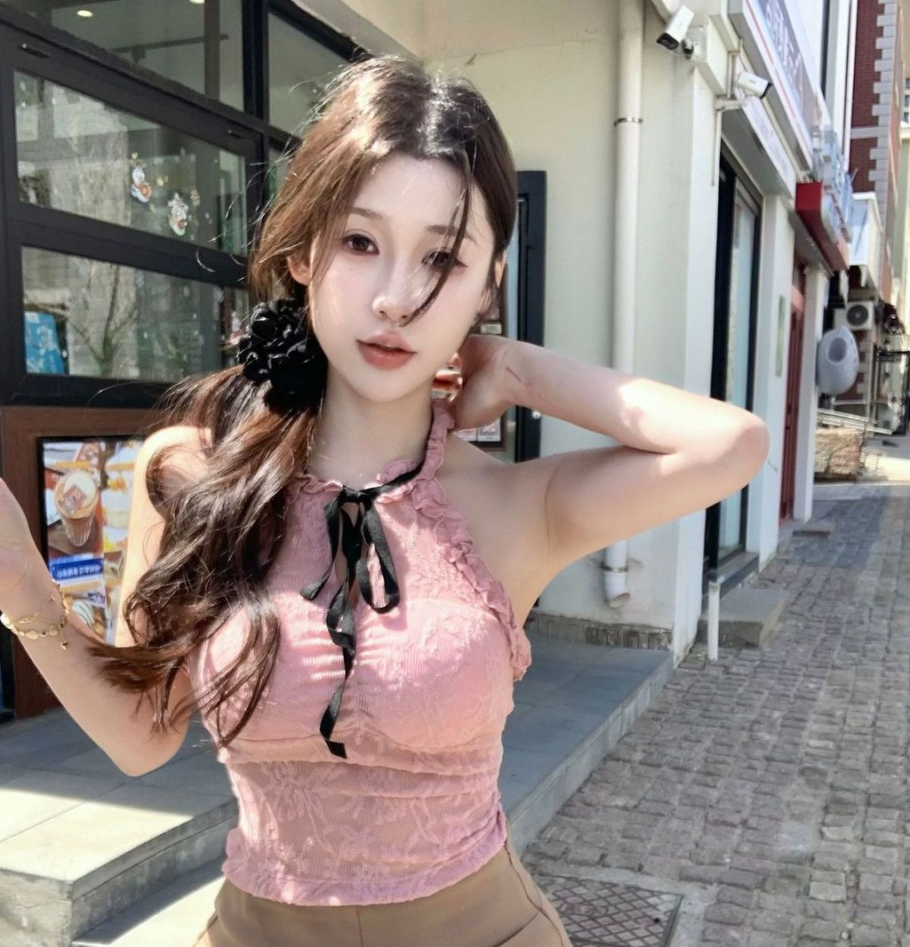 French Lace Halter Tube Top Vest - Slim Fit Open Back | Shopee Malaysia