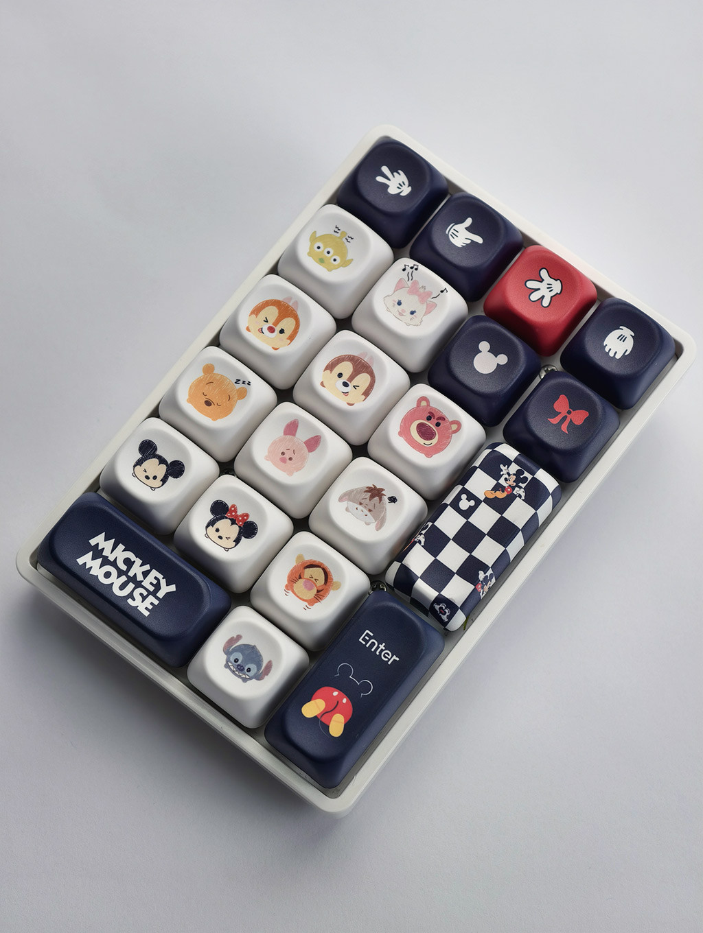 Disney Mickey Pooh Keycaps MOA Profile PBT Five-sided Dye Sublimation ...
