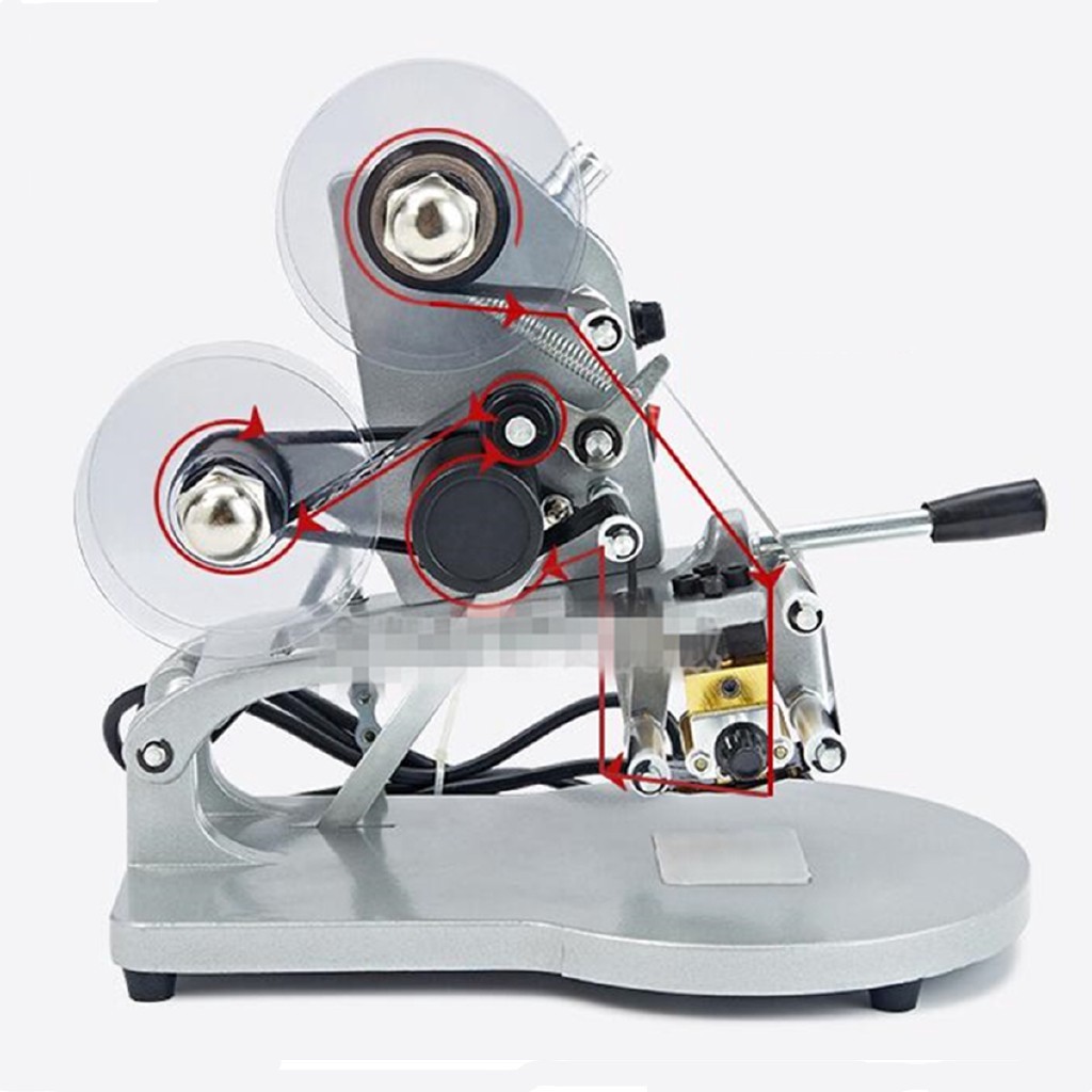 Expiry Date Machine [ENGLISH Version] Manual Hot Foil Stamping Printer ...