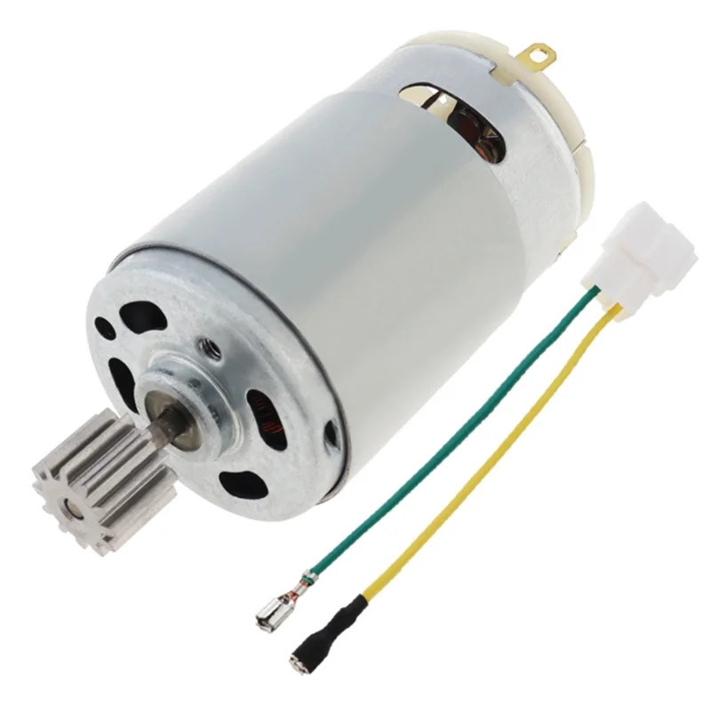 High-Speed Electric DC Motor R390 12V 12 Teeth 16000 RPM For Kids Ride ...