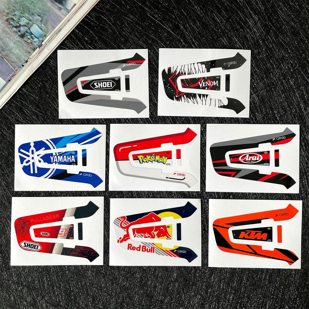 For Cardo 2nd Generation CARDO EDGE Bluetooth Earphone Sticker ...