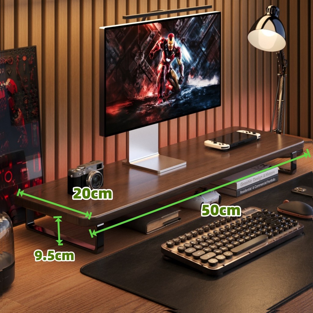180° Rotate Desktop PC Rack Table Organizer 80-120cm Extendable ...