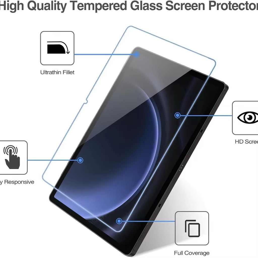 Redmi Pad 2 Glass Pro HD Tempered Glass Screen Protector for Xiaomi ...
