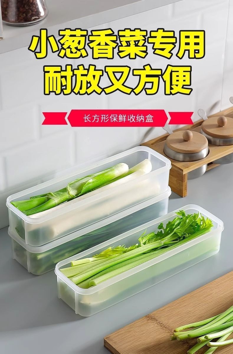 Crisper Box Eco-friendly Material Storage Box Small Carrying Handle ...
