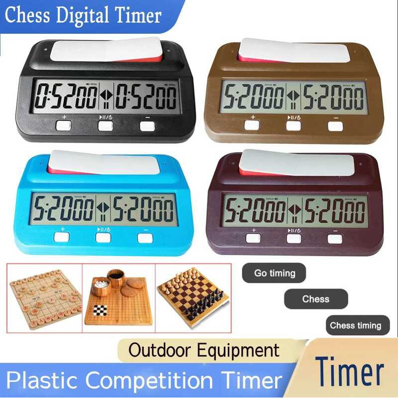 Digital Chess Clock Competition Timer Professional Plastic Battery ...