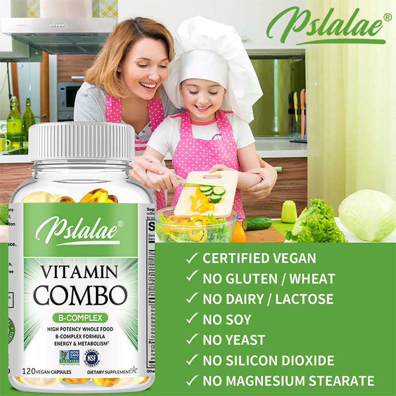 Raw B Complex - High Potency Vitamin B2 Riboflavin, B1, B3, B6, Folic ...