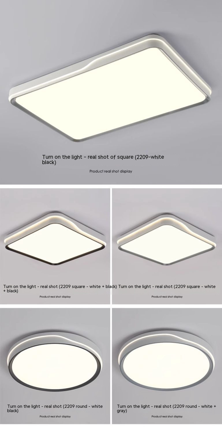 New Modern Simple Bedroom Ceiling Light Living Room Chandelier Light ...