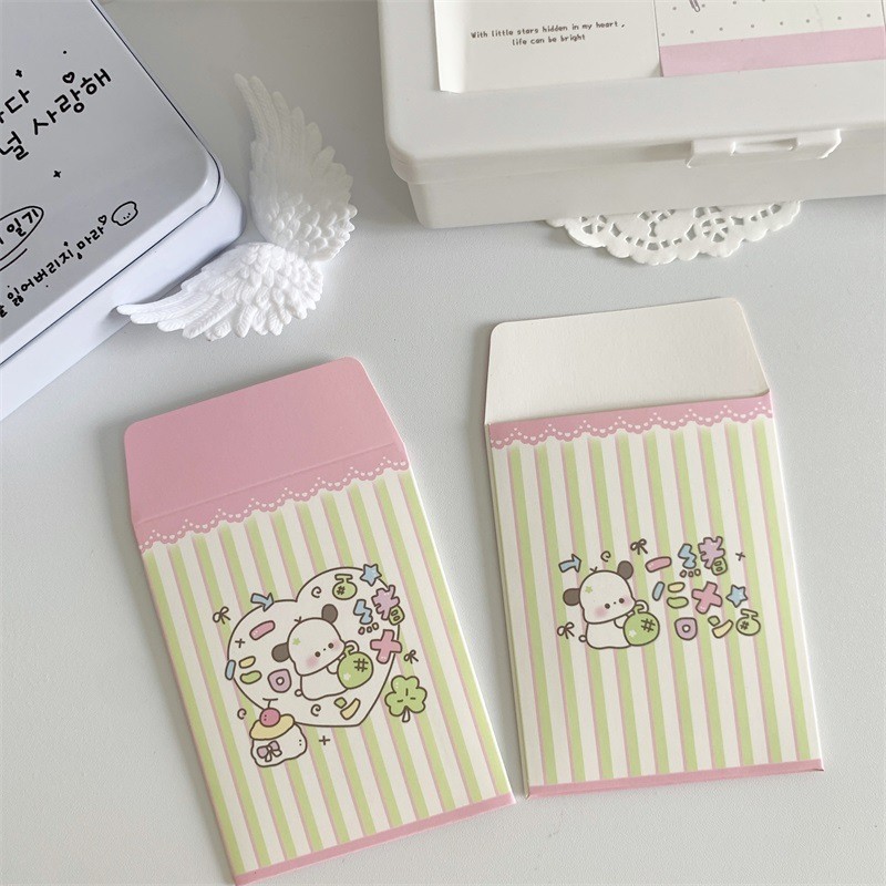 6pcs/set Cute Puppy Envelope Photocard Packaging Bag | Shopee Malaysia
