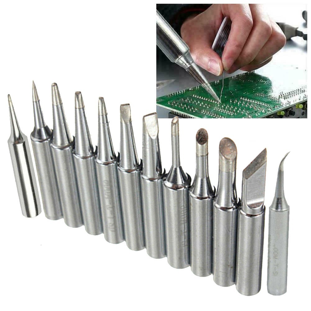Walfront Lot De 10 Embouts De Soudage 900M-T Pour Stations 936 937 938 969 8586 852D - Pointe Cuivre