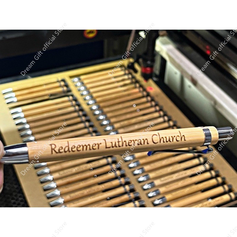 PERSONALIZED BAMBOO PEN (LASER ENGRAVED) | Shopee Malaysia
