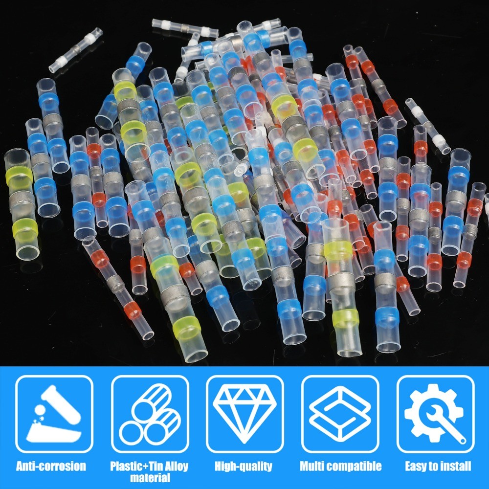 Pressure Free Heat Shrink Terminal Blocks Set Waterproof Solder Seal ...