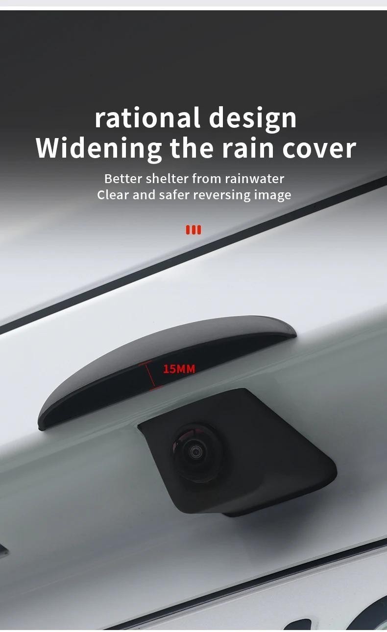 Proton Car Reversing Rear Camera Rain Cover ABS Rain-Proof Rain Shade ...