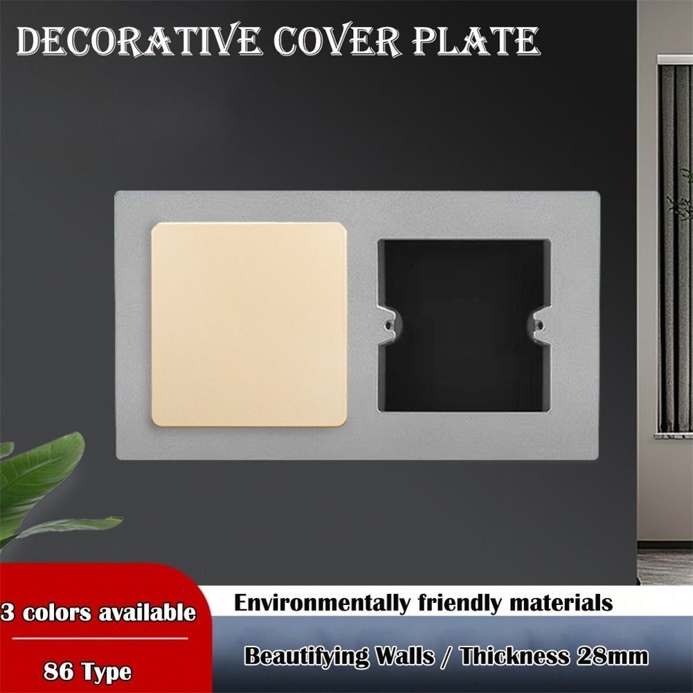 XS 86 Type Switch Socket Wall Panel Decorative Frame Cover Wall Switch ...