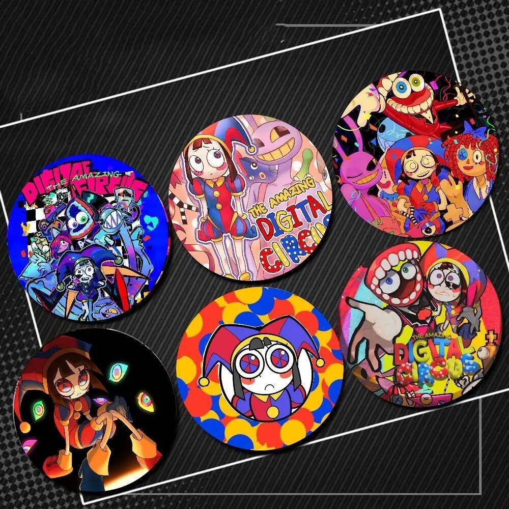 Circus Emblems D-Digital Animated Anime Round Laser Emblem Two Cartoon ...