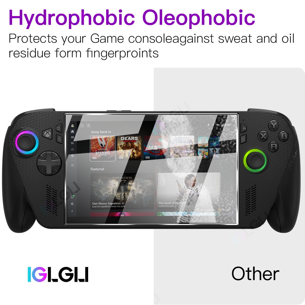 9H Tempered Glass Screen Protector for ROG Xbox Ally / X Anti-Scratch ...
