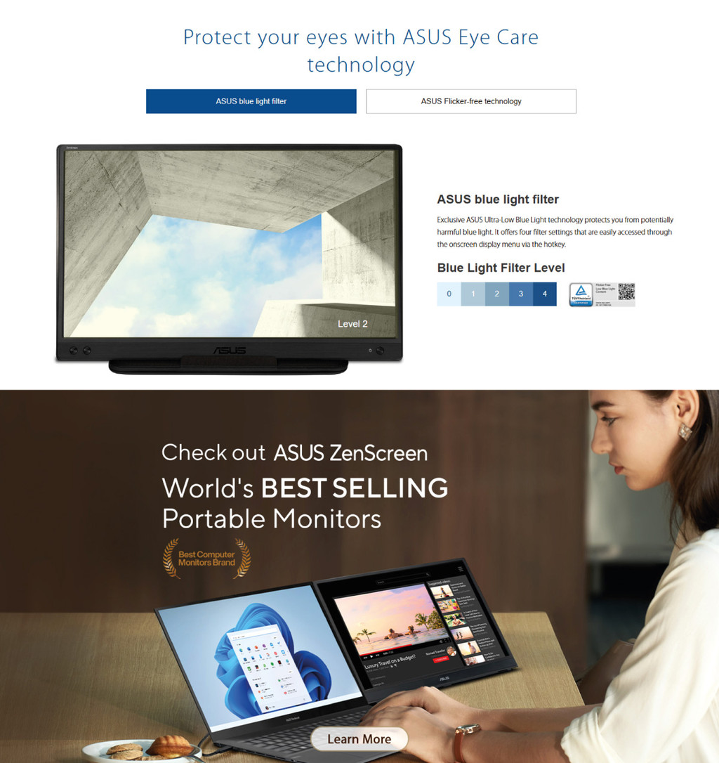 ASUS ZenScreen MB166C 16