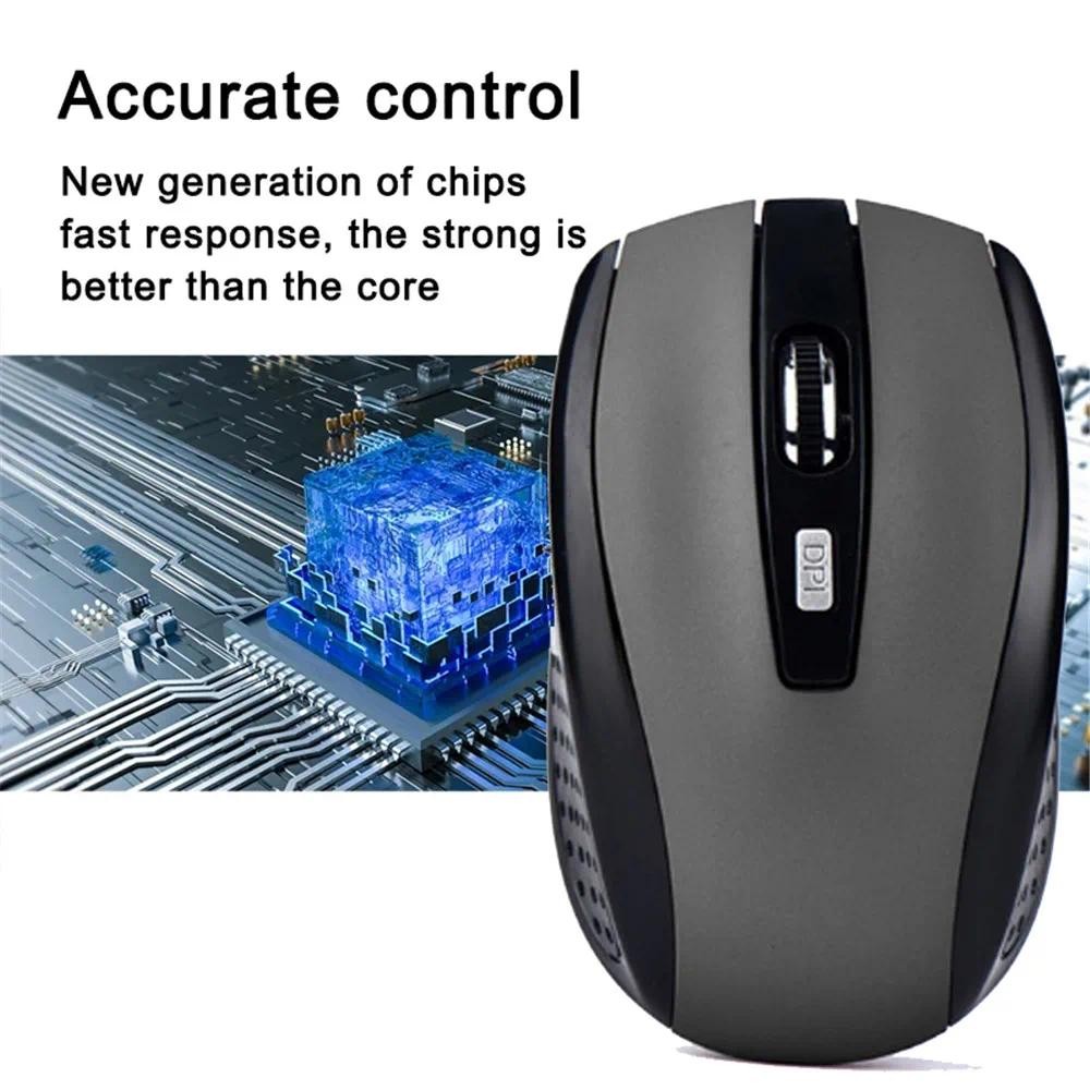 2.4G Wireless Bluetooth Mouse, 6D 7500DPI Rechargeable, Silent Click ...