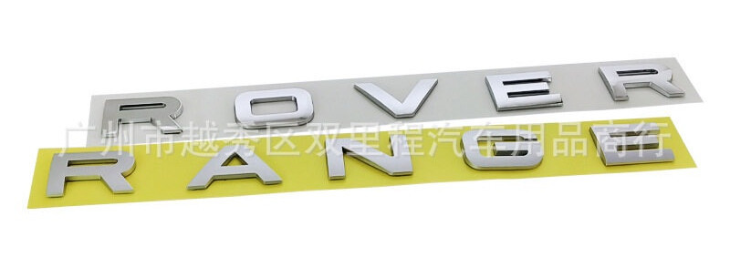RANGE ROVER EVOQUE 3D Letter Emblem Sticker Car Side Fender Trunk ...