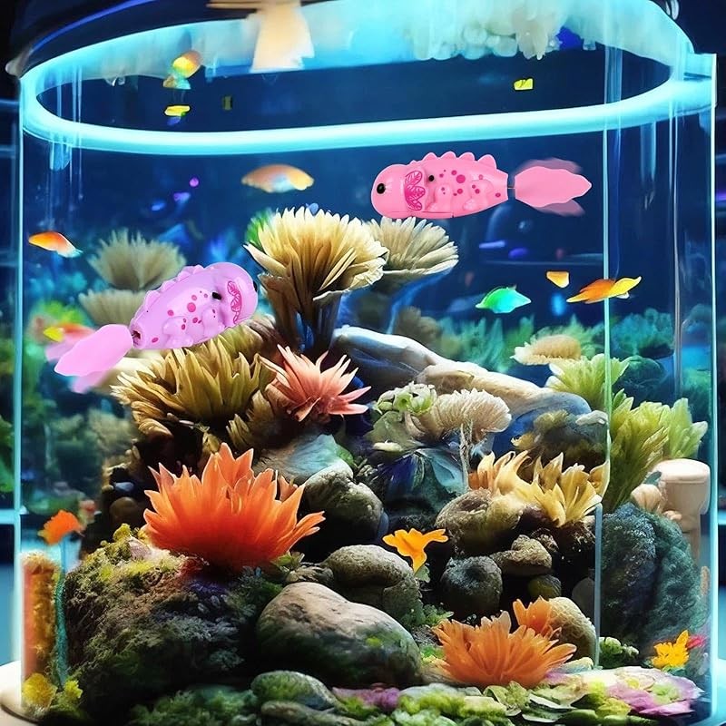 Make Bath Time Fun! Robo Alive Swimming Axolotl Fish Toy, Interactive ...
