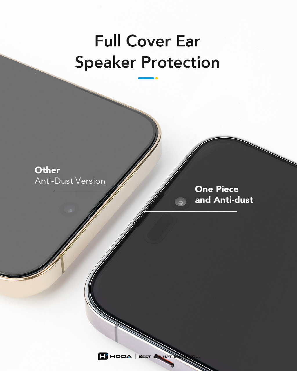 Hoda (Clear) Full Coverage Screen Protector for iPhone 17 Series with ...