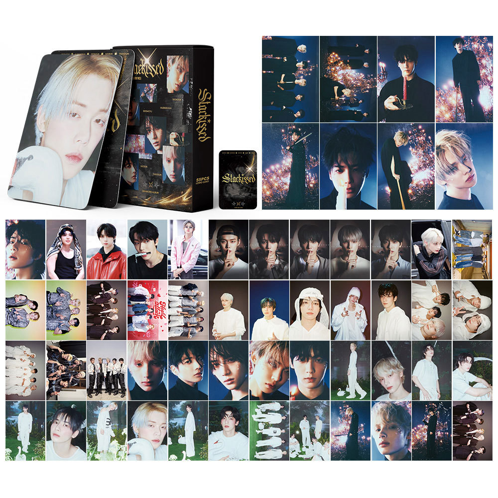 LINXX 55PCS TXT STARKISSED Japanese Album Lomo Cards Korean Boy Band ...
