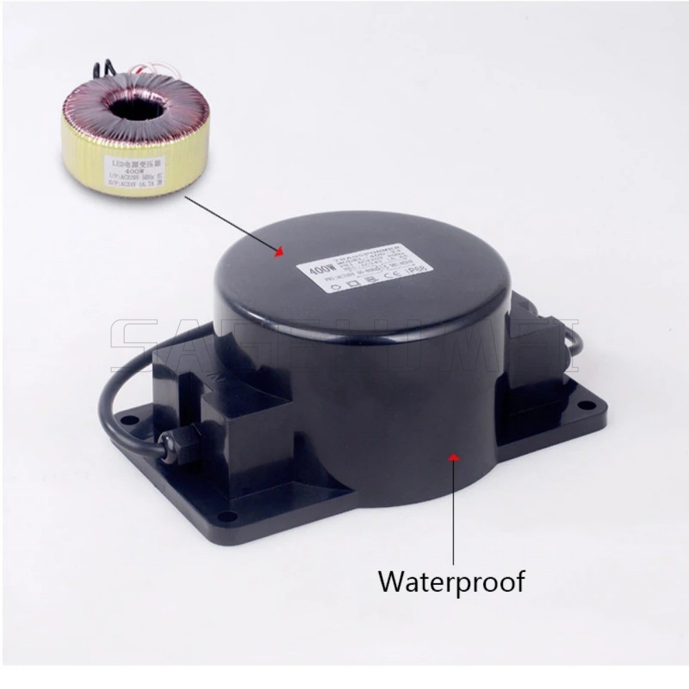 Waterproof Isolated Transformer (AC220V to AC24V/12V) for Small Low ...