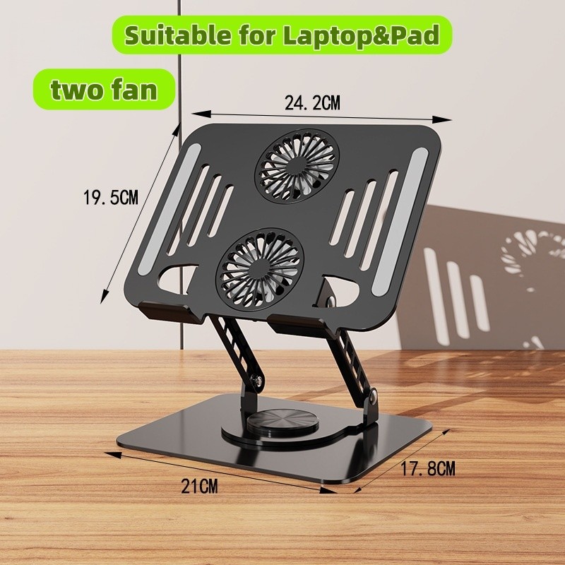Multiple Height Adjustable Laptop Riser Usb-Charging Laptop support ...