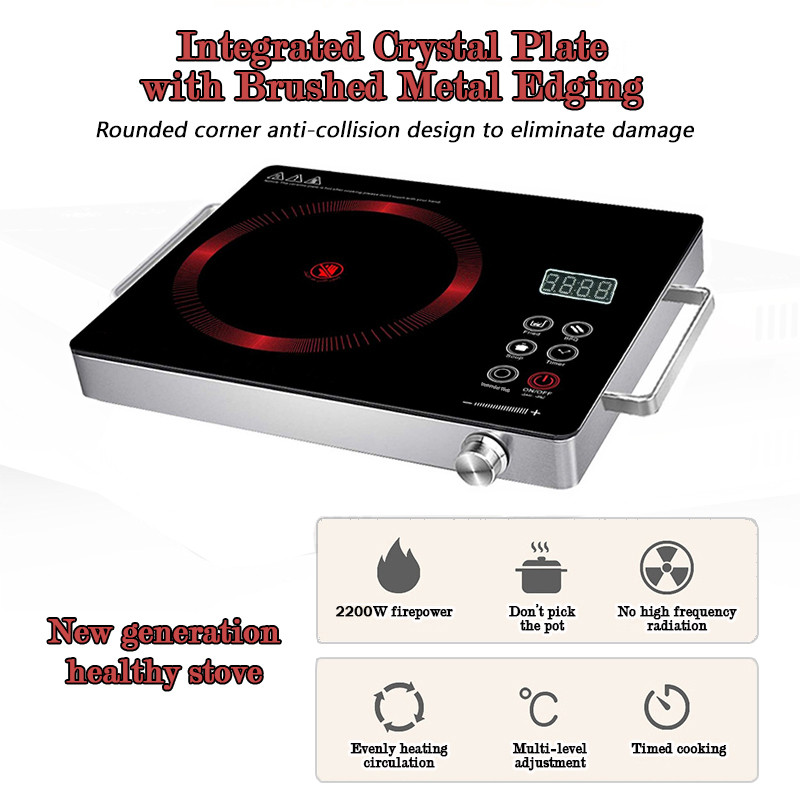ViRYN 3000W Induction Cooker Countertop Cooktop Touch Screen Portable ...