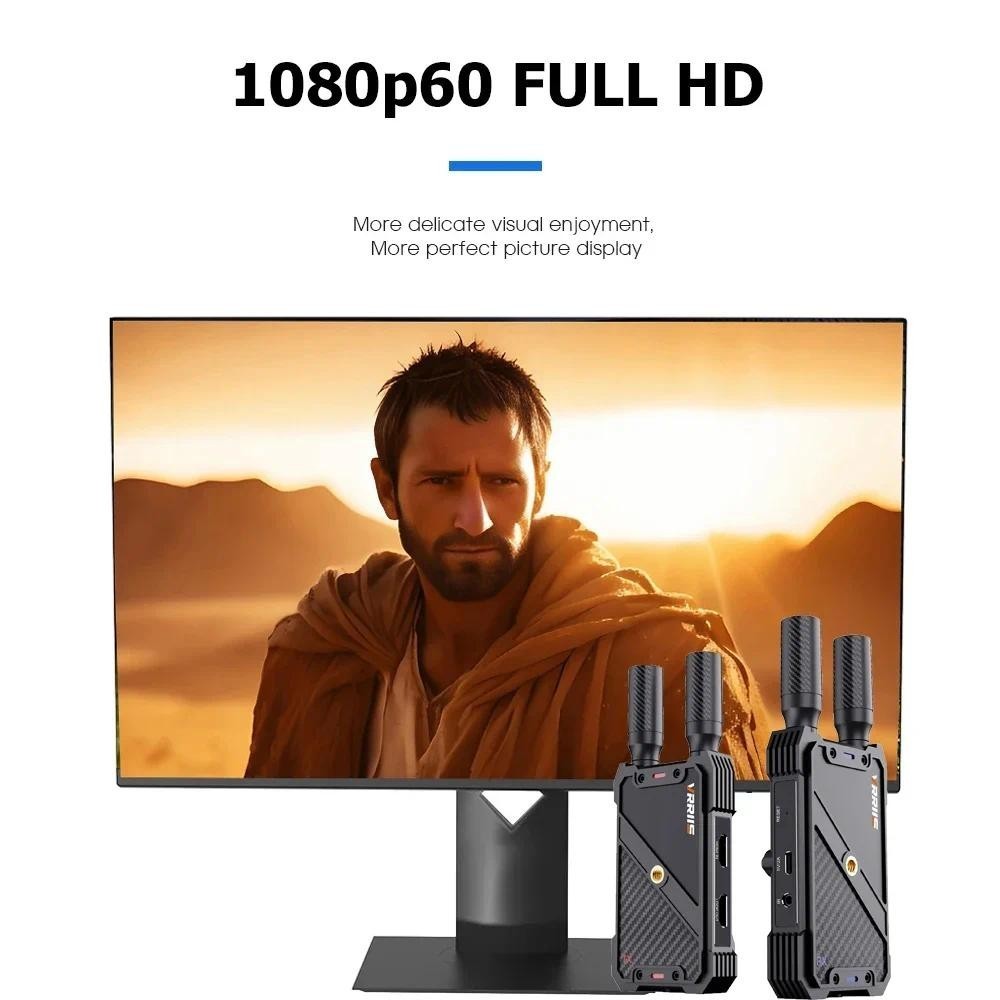 400m HDMI Wireless Extender Audio Video Transmitter Receiver for Church ...
