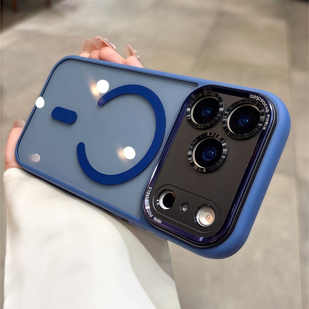 Custodia in pelle con cinturino con fibbia ad anello per iPhone