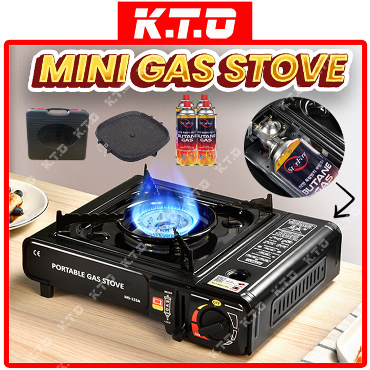 Portable Outdoor Mini Butane Gas Stove with Carrying Case Steamboat ...