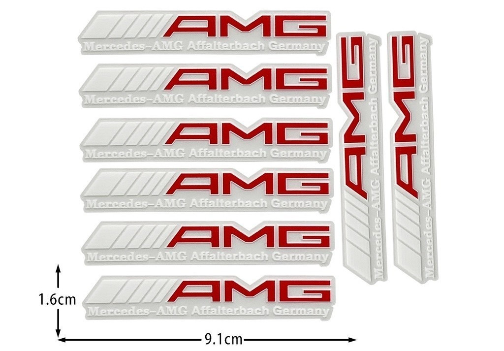 AMG Logo Vinyl Sticker Car Body Decorative Decal for Benz W203 W204 ...