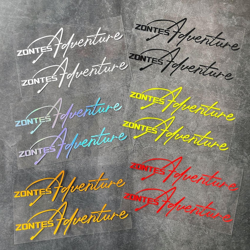 1 Pair of Zontes Logo Reflective Sticker for Zontes 368G 310X1 310V ...