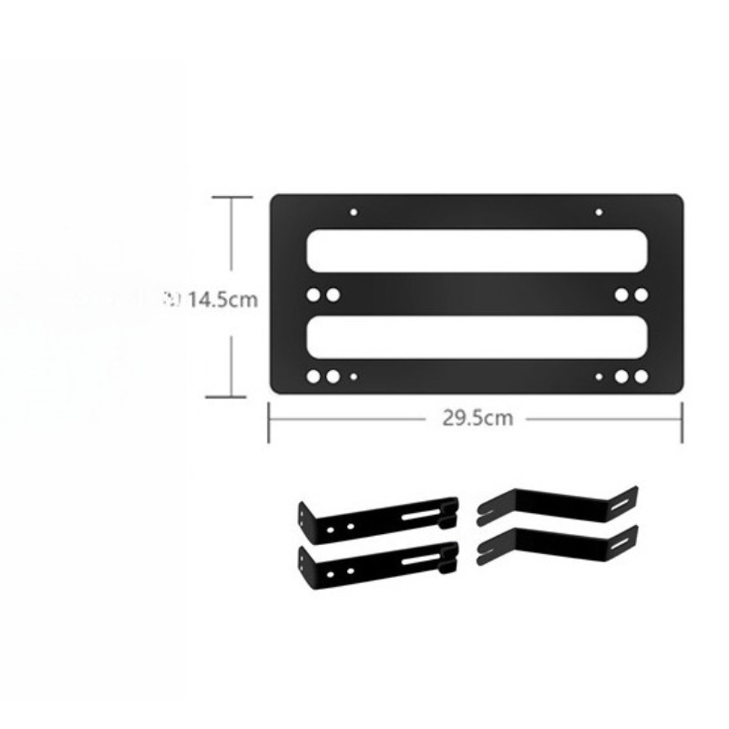 For Tesla Model Y / 3 Portable Retractable License Plate Frame No-drill ...