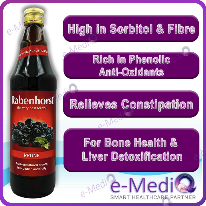 Rabenhorst Natural Prune Juice 750ml [No Sulfur | Helps Digestion] by ...