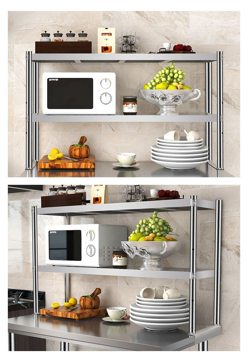 🔥Ready Stock🔥304 Stainless Steel Extend Table Top Rack Kitchen Over ...