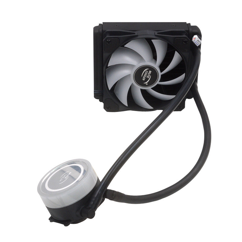 CPU Radiator Fan Computer Desktop Silent Water Cooling Pure Copper Base ...
