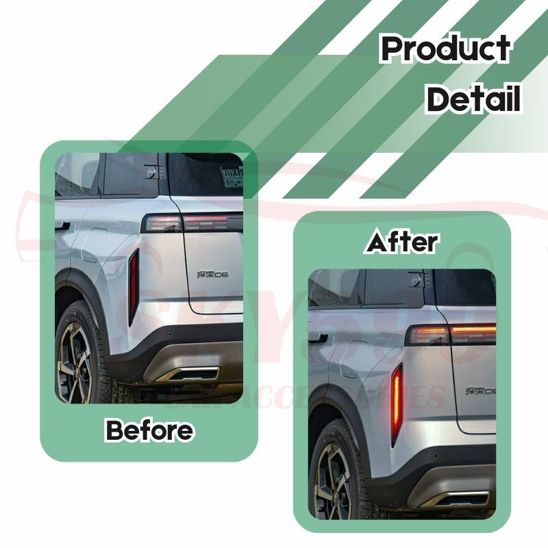 JAECOO J7 REAR BUMPER REFLECTOR LED LIGHT SIGNAL RUNNING WITH PLUG ...
