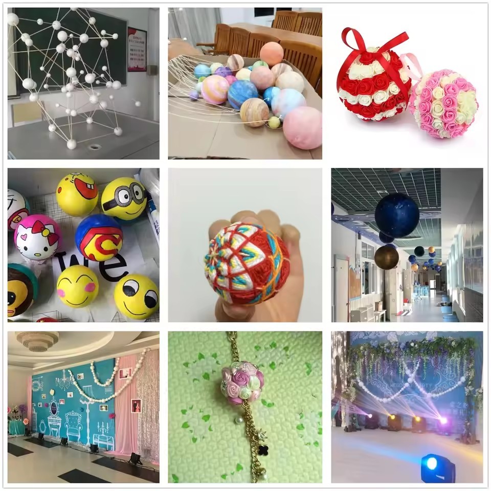 DIY Wedding Party Festival Decor Christmas White Artificial Foam Craft ...