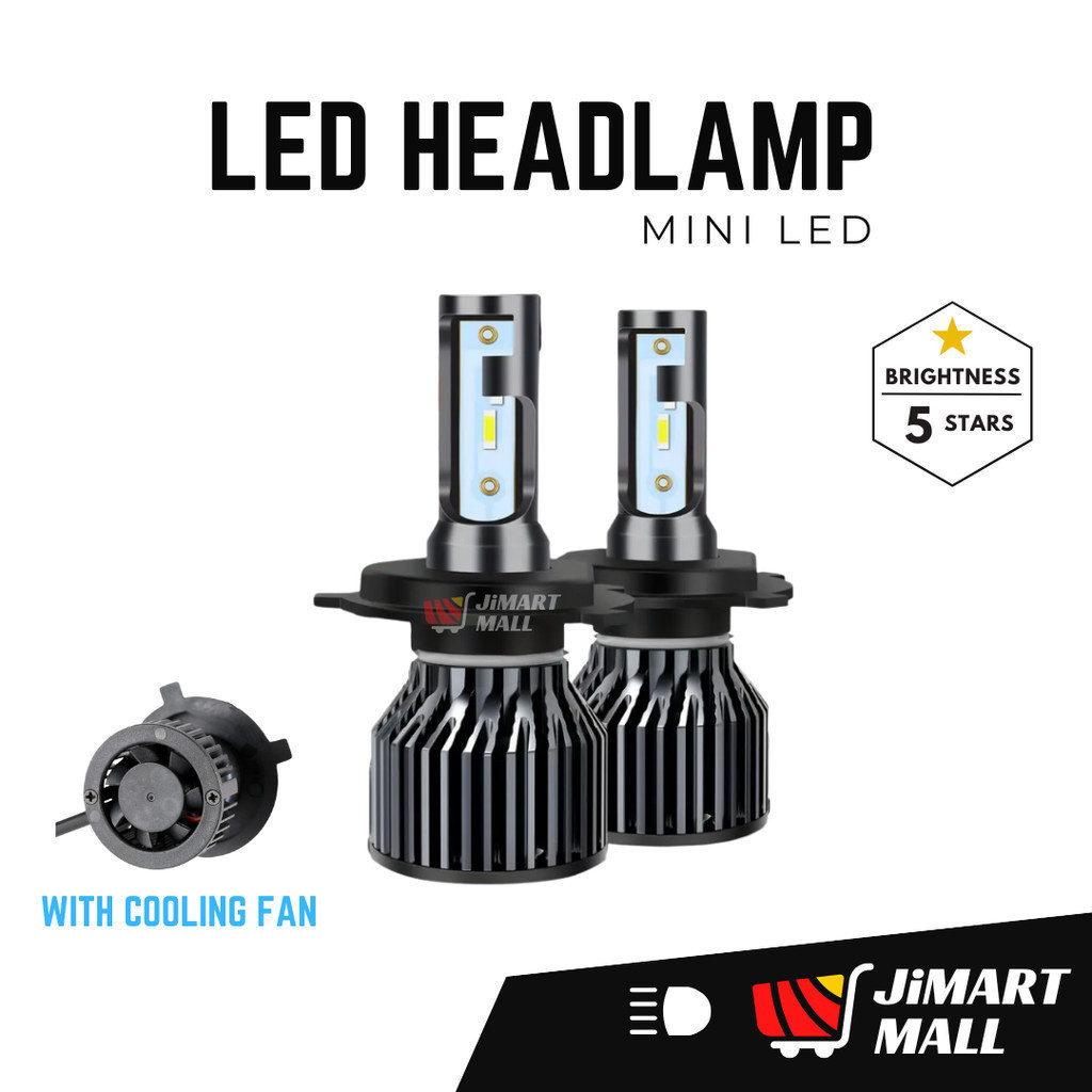 PERODUA AXIA HEADLAMP LED BULB 6000K White Car Head Light Lamp Besar ...