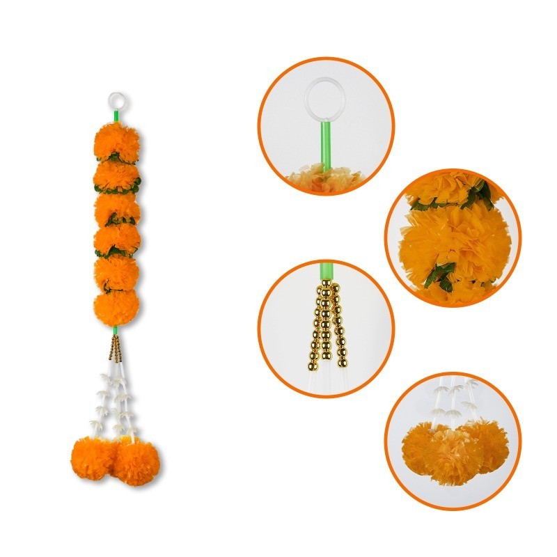 2025 Deepavali Marigold Decoration item Happy Diwali Festival Decor ...