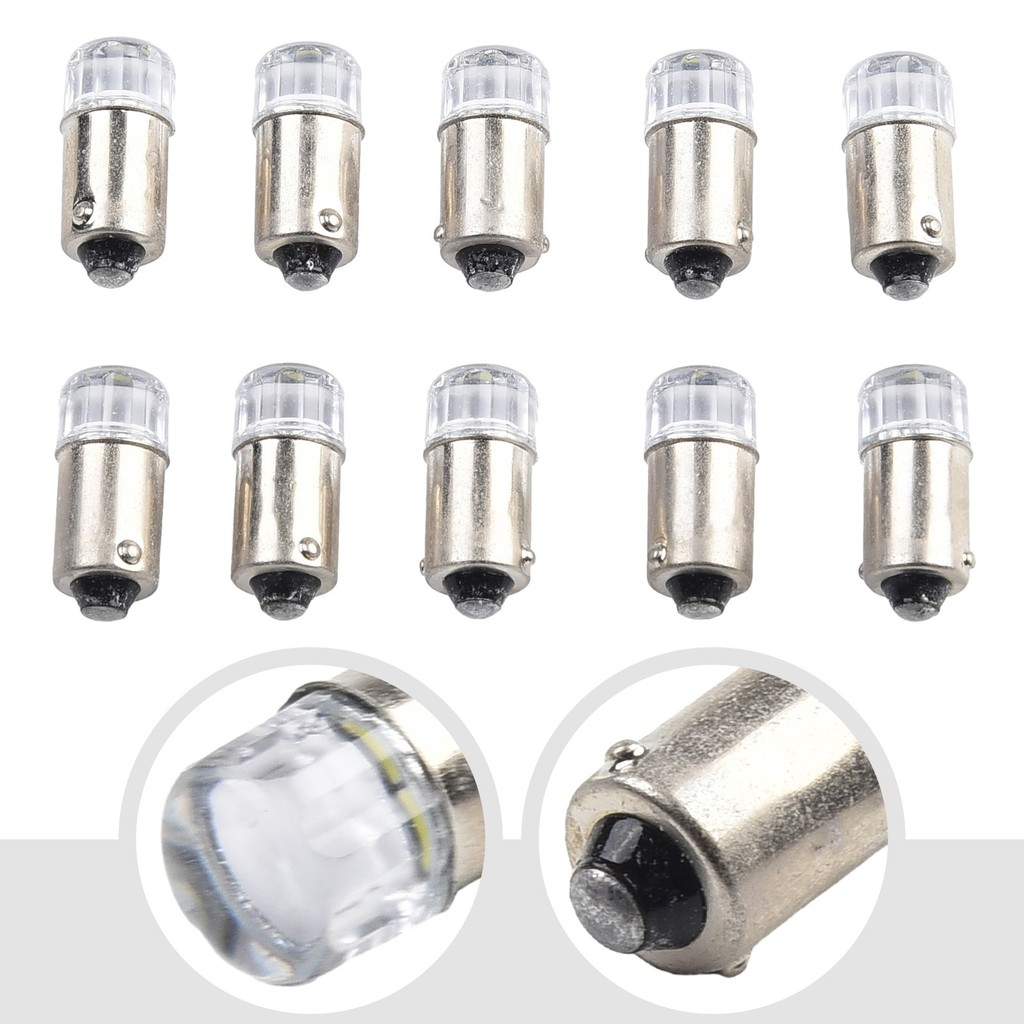 【S-HOT】Pack of 10 Ba9s LED Light Bulb Lamp Bulb 12V Instrument Lighting ...