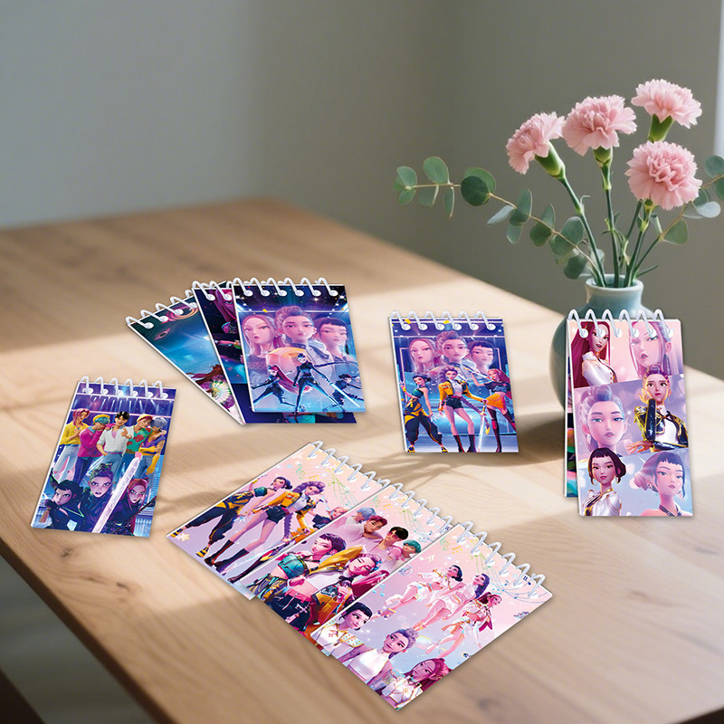 24Pages K-Pop Huntrix Coil Notebooks Demon Hunters Anime-style Notepads ...