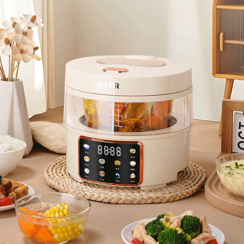 WIFER Low Sugar Rice Cooker with 0 Coating 304 Stainless Steel Inner ...