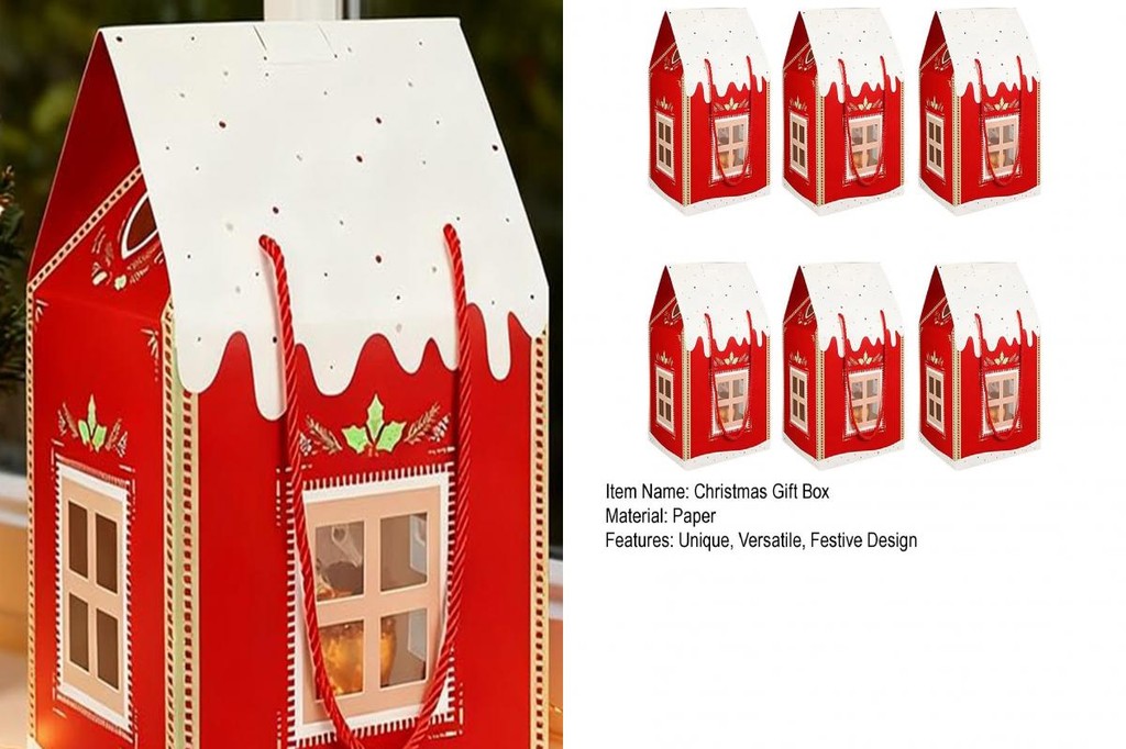 Digital| Holiday Gift Packaging Holiday Gift Presentation Festive 3d ...