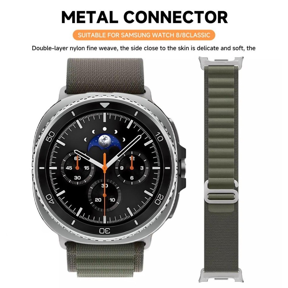 Alpine Loop Strap for Samsung Galaxy Watch 8 40mm 44mm Band Nylon ...