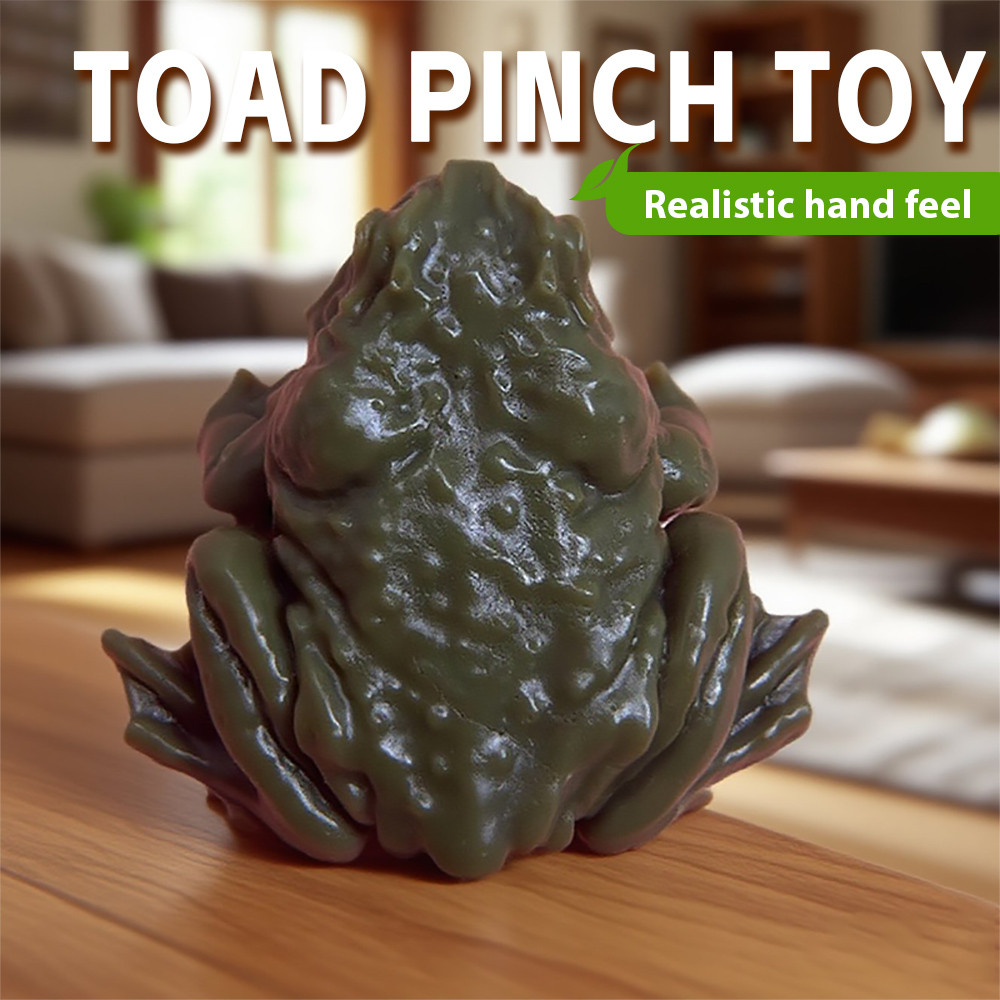 Creative Squeeze Frog Toy Fidget Pinch Squeeze Rebound Toy Kids Stress ...